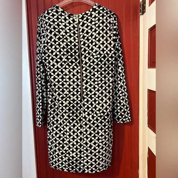 Michael Kors Black and White Geometric Dress L - Picture 4 of 8